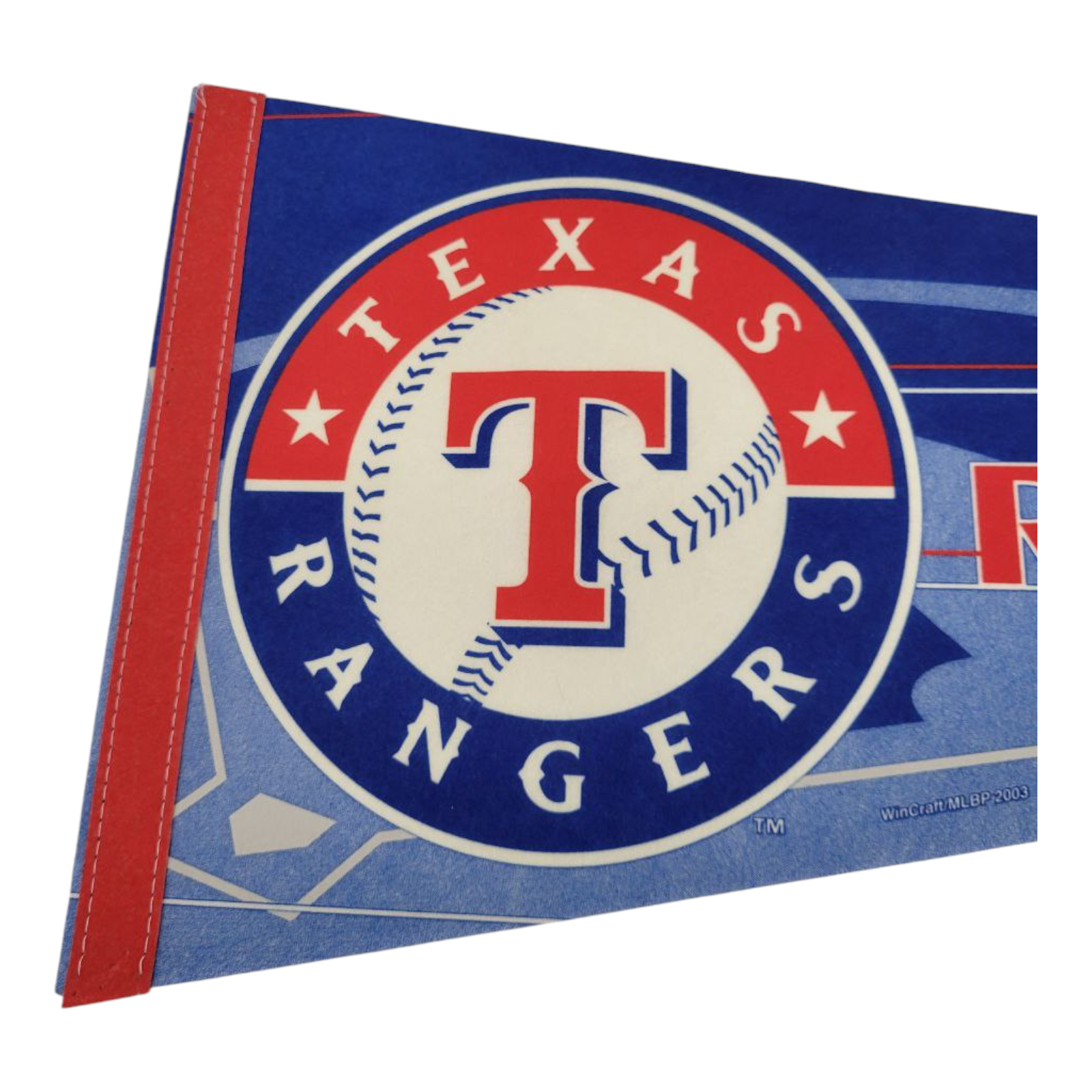 WinCraft Texas Rangers Baseball MLB 2003 Pennant Felt Flag Baseball Banner 29"