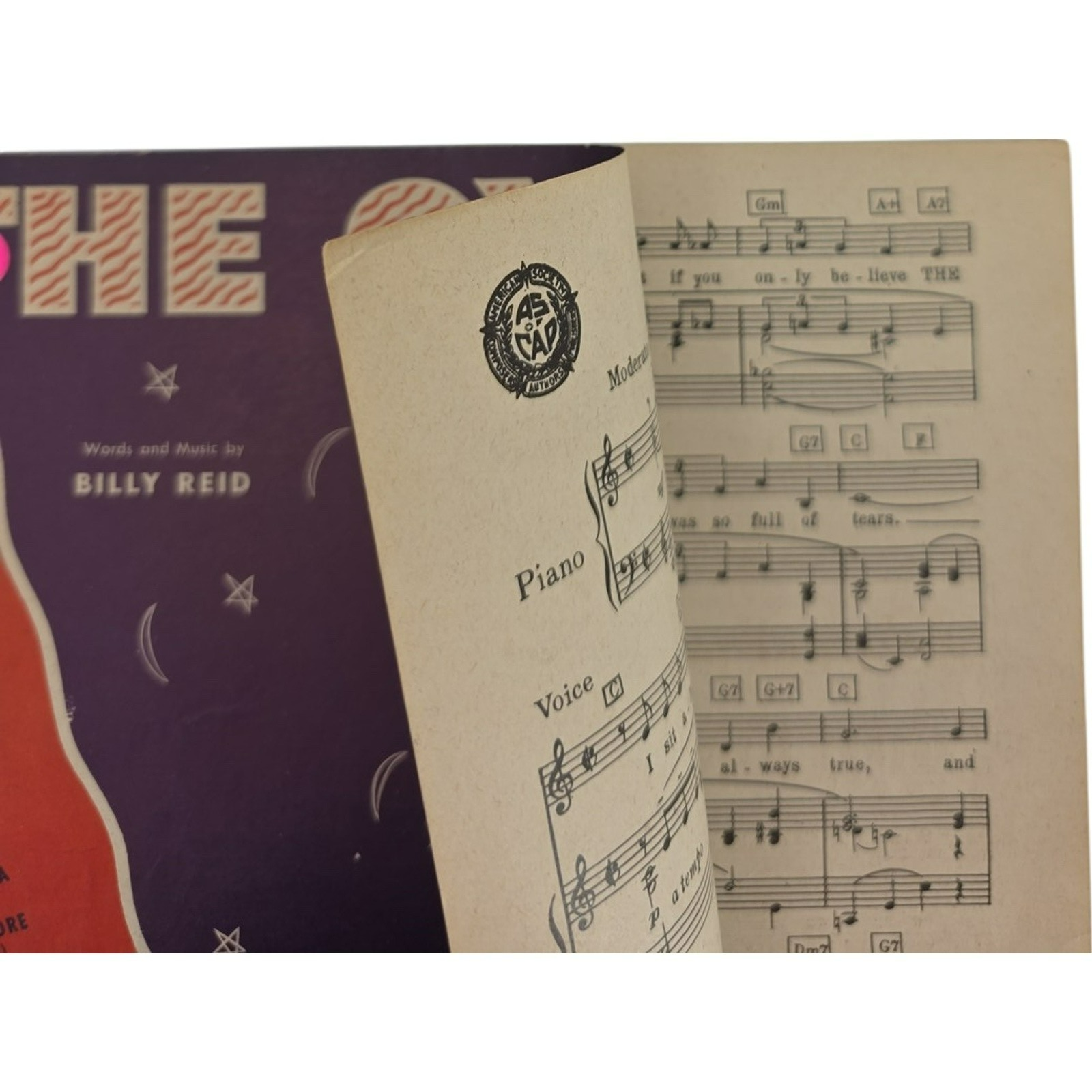 Vintage Sheet Music 1946 The Gypsy Words And Music By Billy Reid