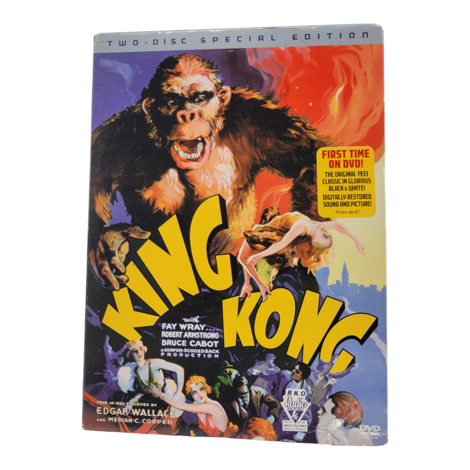 King Kong 1933 DVD Two-Disc Special Edition Classic Movie Warner Bros Restored