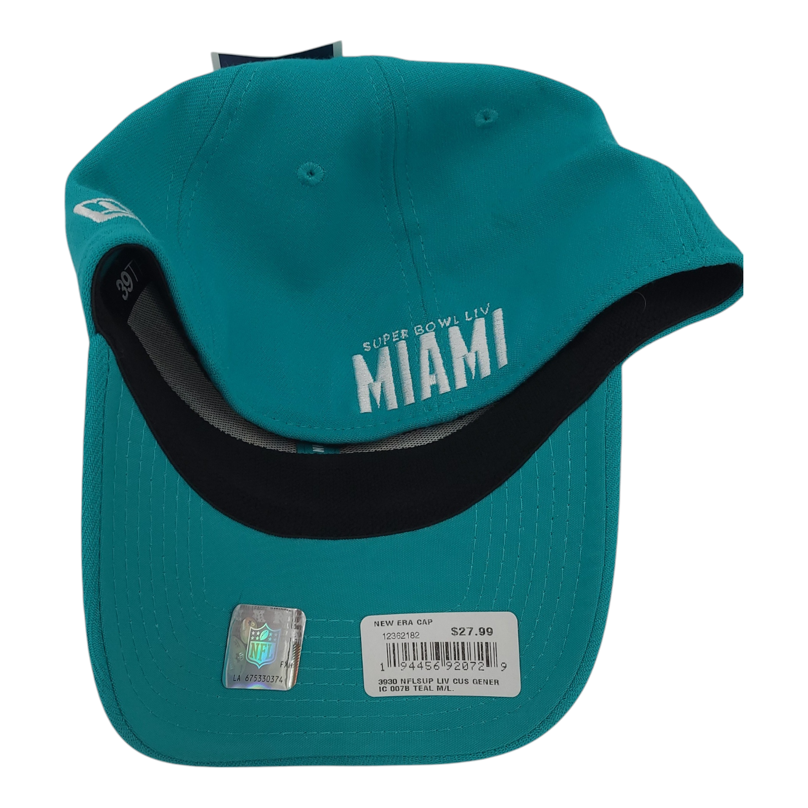 39 Thirty NFL Superbowl 2020 Miami LIIV Unstructured Baseball Cap Hat Med/Lg