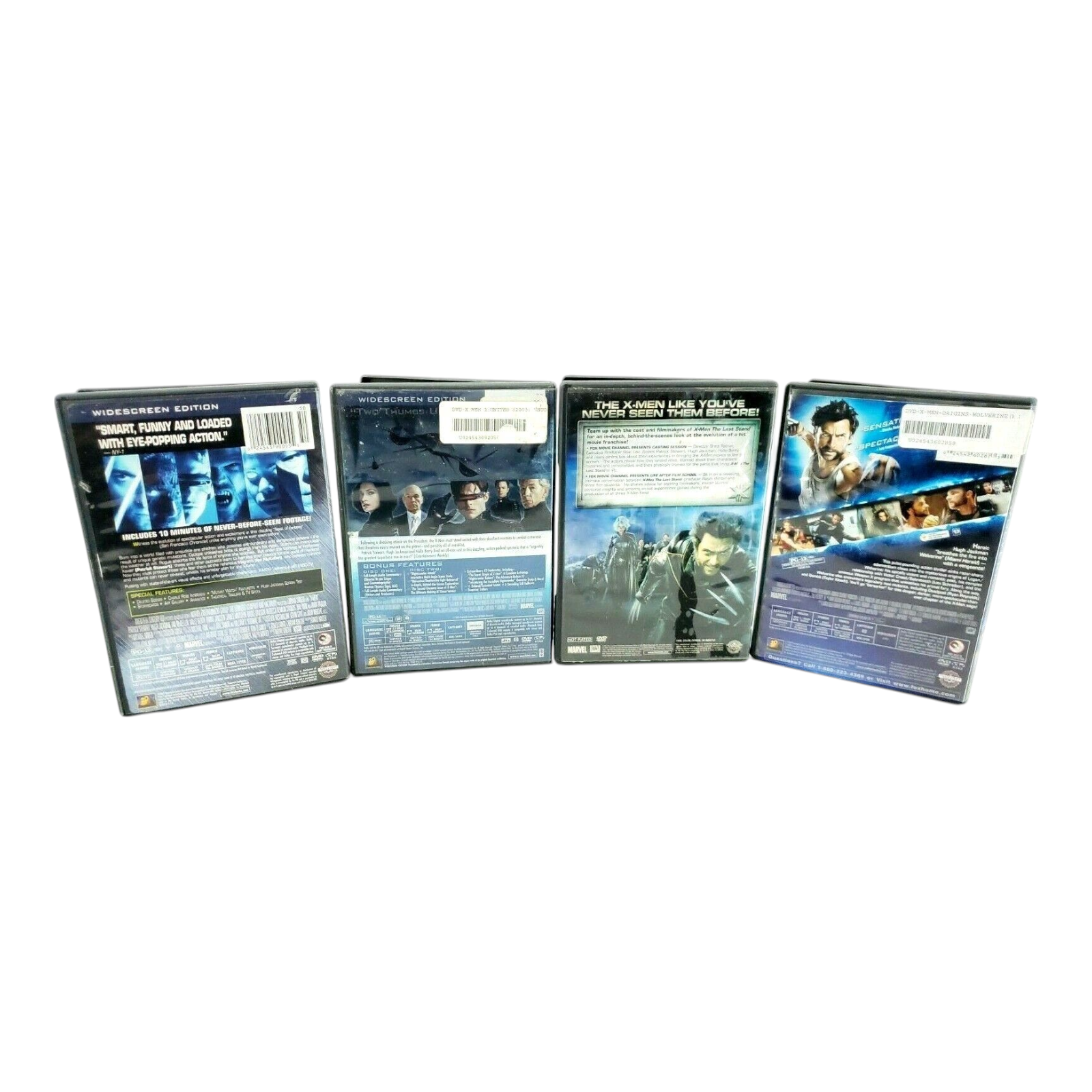 X Men, X Men Revealed, X Men Original Woverine, X2 Xmen United