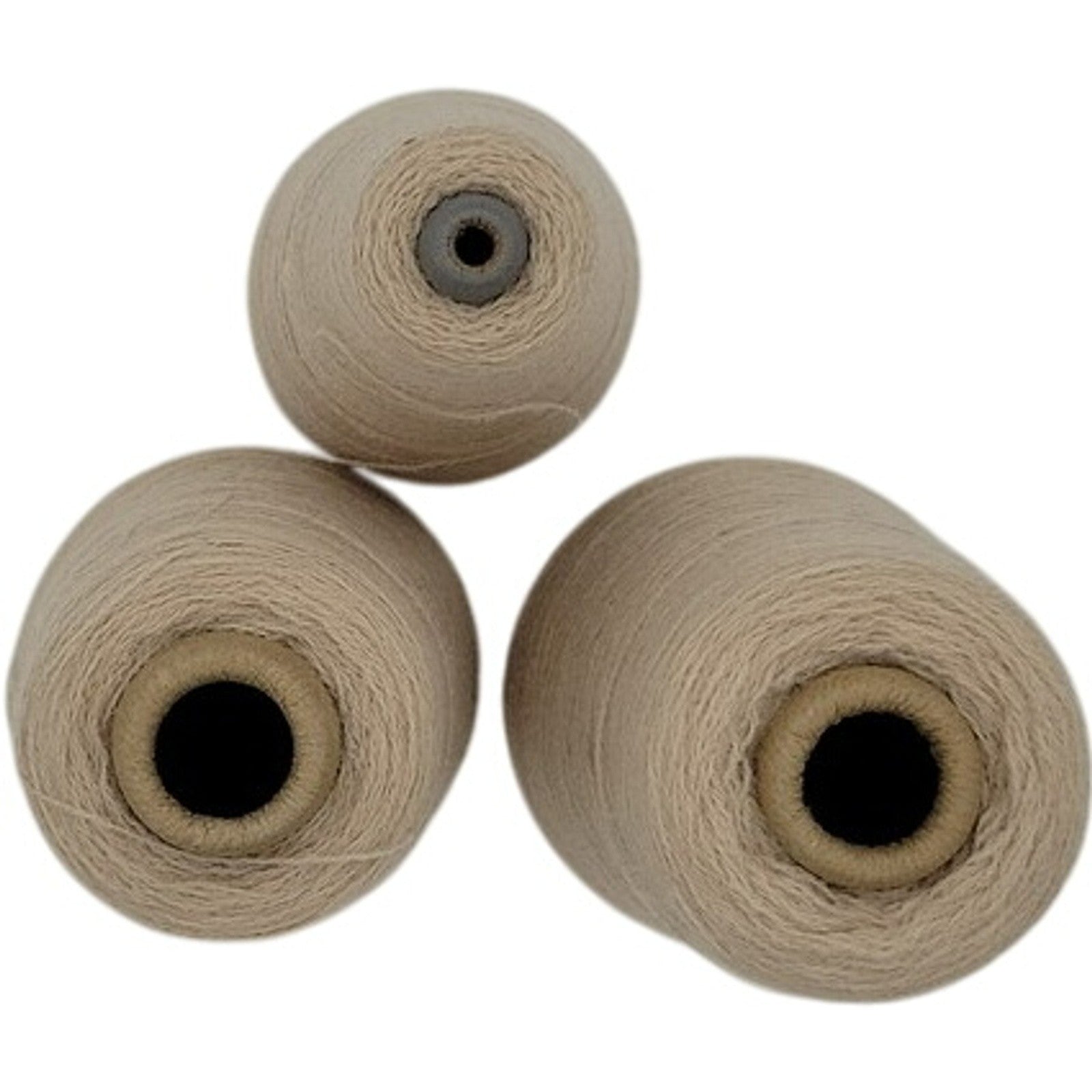 Vintage Spinnerin 2/24 Acrylic Weaving Knitting Yarn Beige 36908 Lot of 3