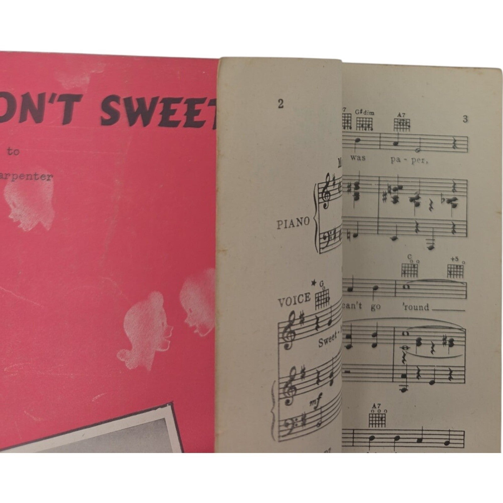 1943 Vintage Sheet Music Don’t Sweetheart Me by Cliff Friend and Charlie Tobias