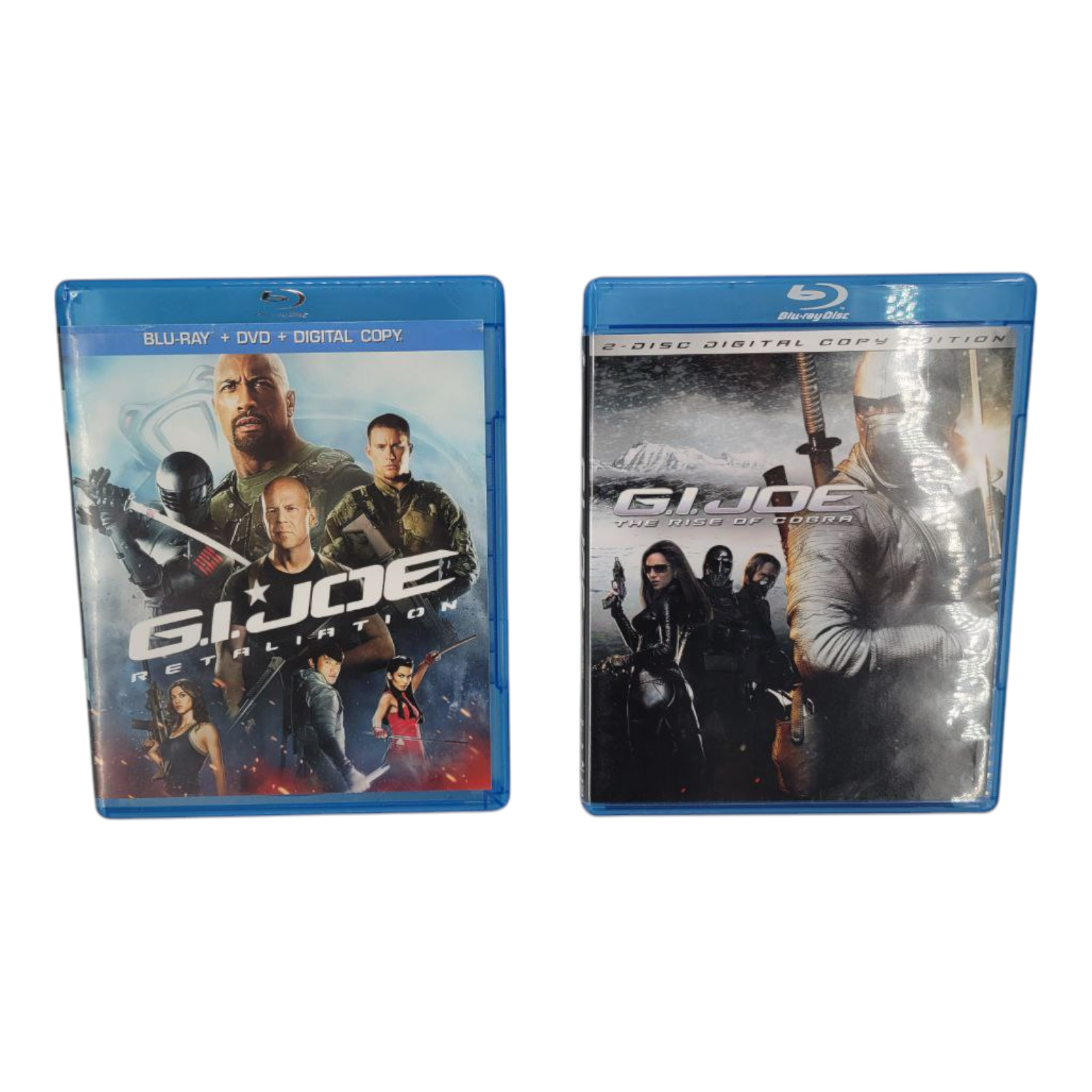 GI Joe Retaliation and Rise of Cobra Blu-ray DVD Bundle