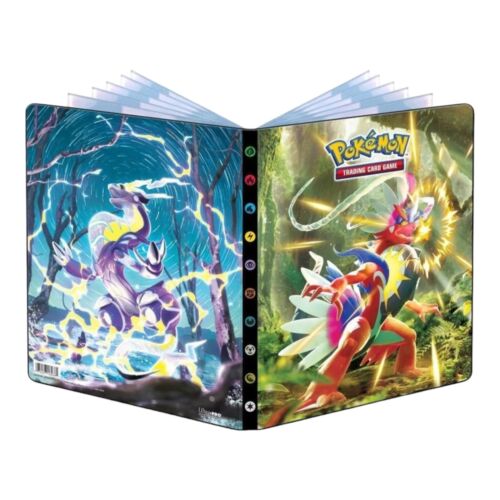 Ultra Pro Pokemon Scarlet and Violet 9 Pocket A4 Portfolio 252 Card Binder Album