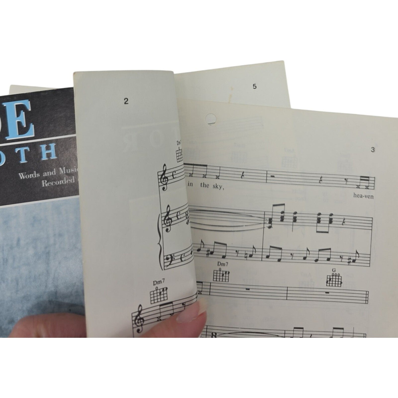 Vintage Sade Smooth Operator Sheet Music 1984 Words & Music by Adu and St. John