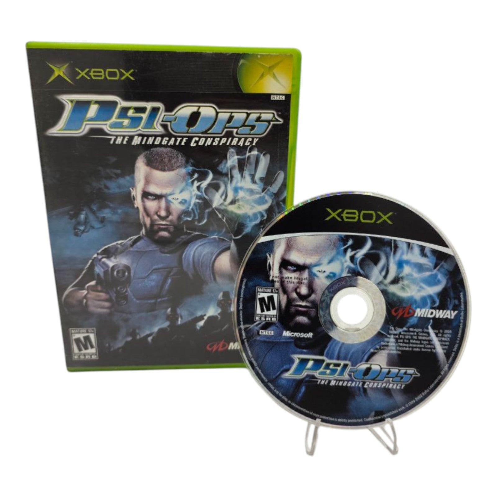 Psi-Ops The Mindgate Conspiracy Xbox 2004 Action Video Game Tested No Manual