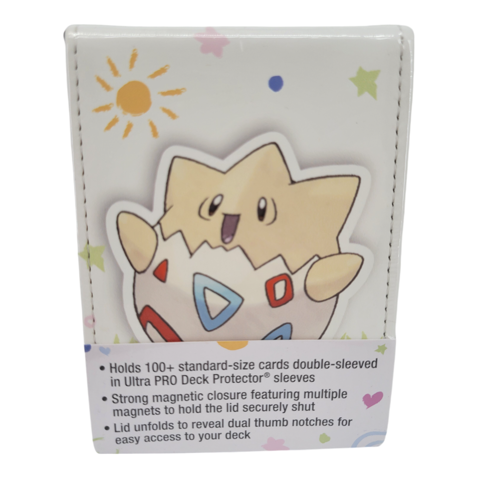 Ultra PRO Alcove Flip Deck Box Pokémon Togepi Magnetic Closure 100 Double Sleeve