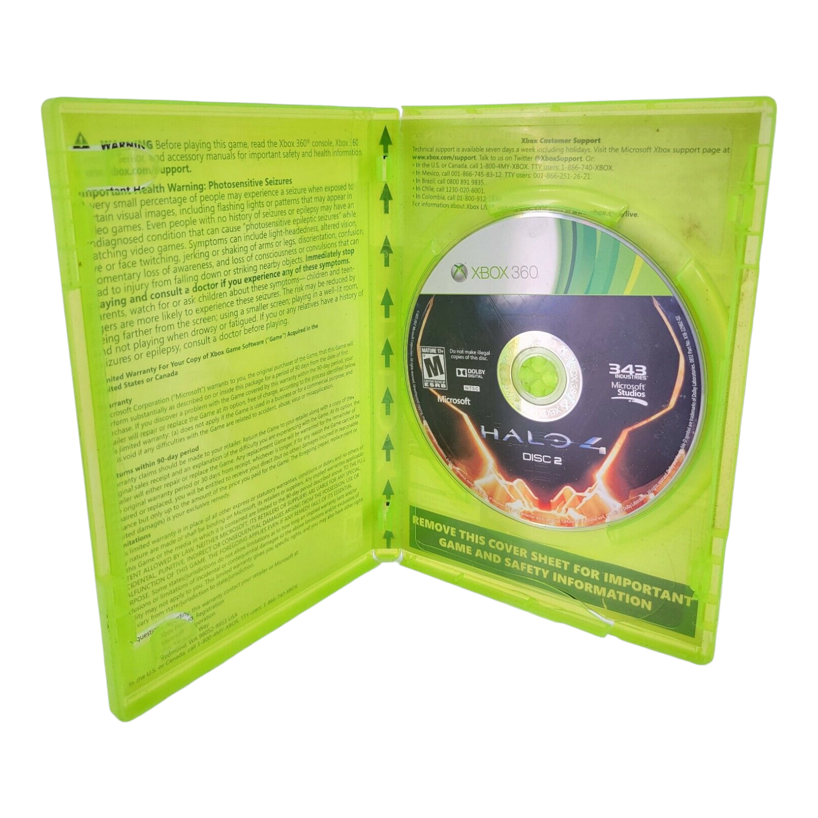 Xbox 360 Halo Wars Greatness Is Earned Platinum Hits Video Game DVD Pack Of 2