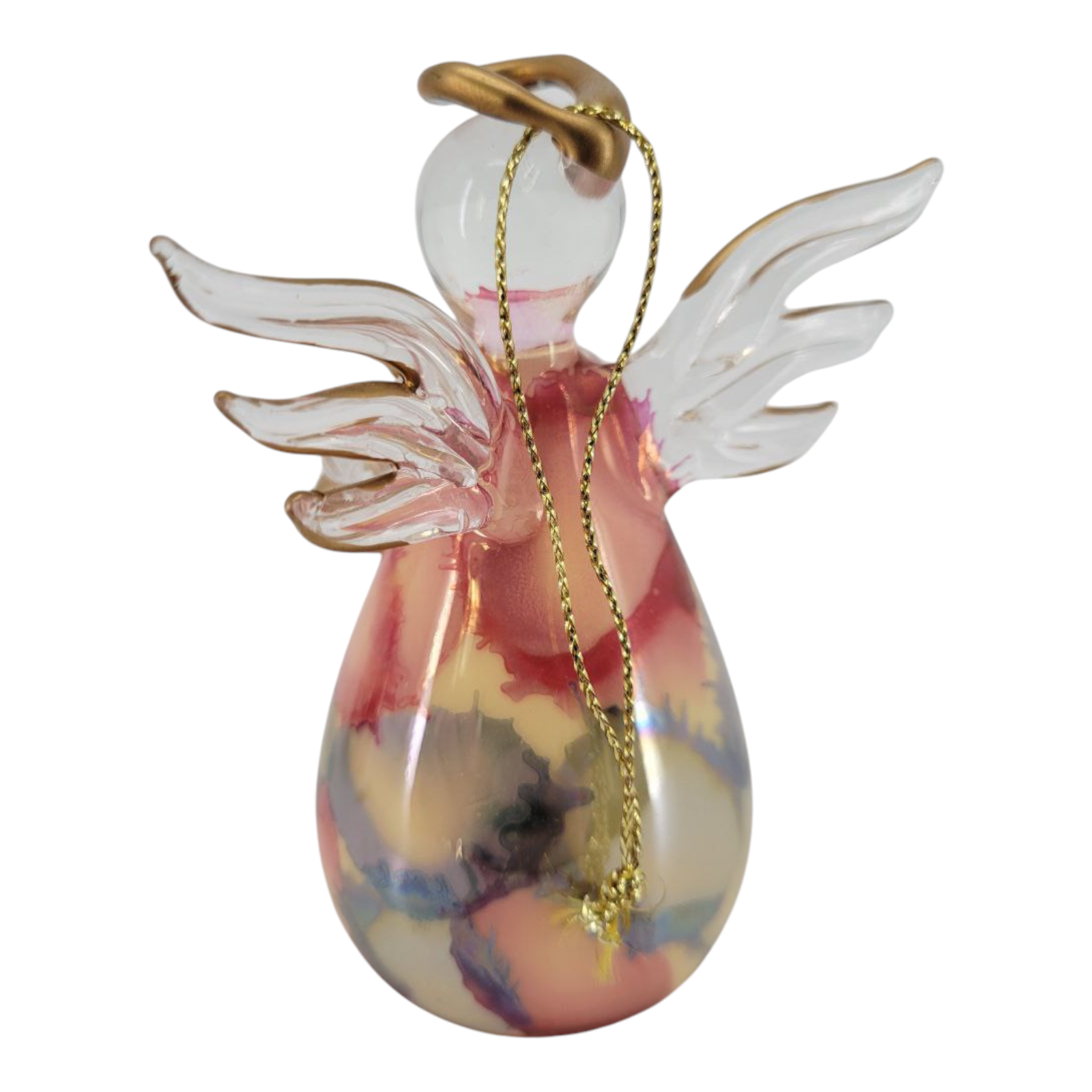 Russ Berrie Blown Glass Angel of Love Figurines Decorative Bundle