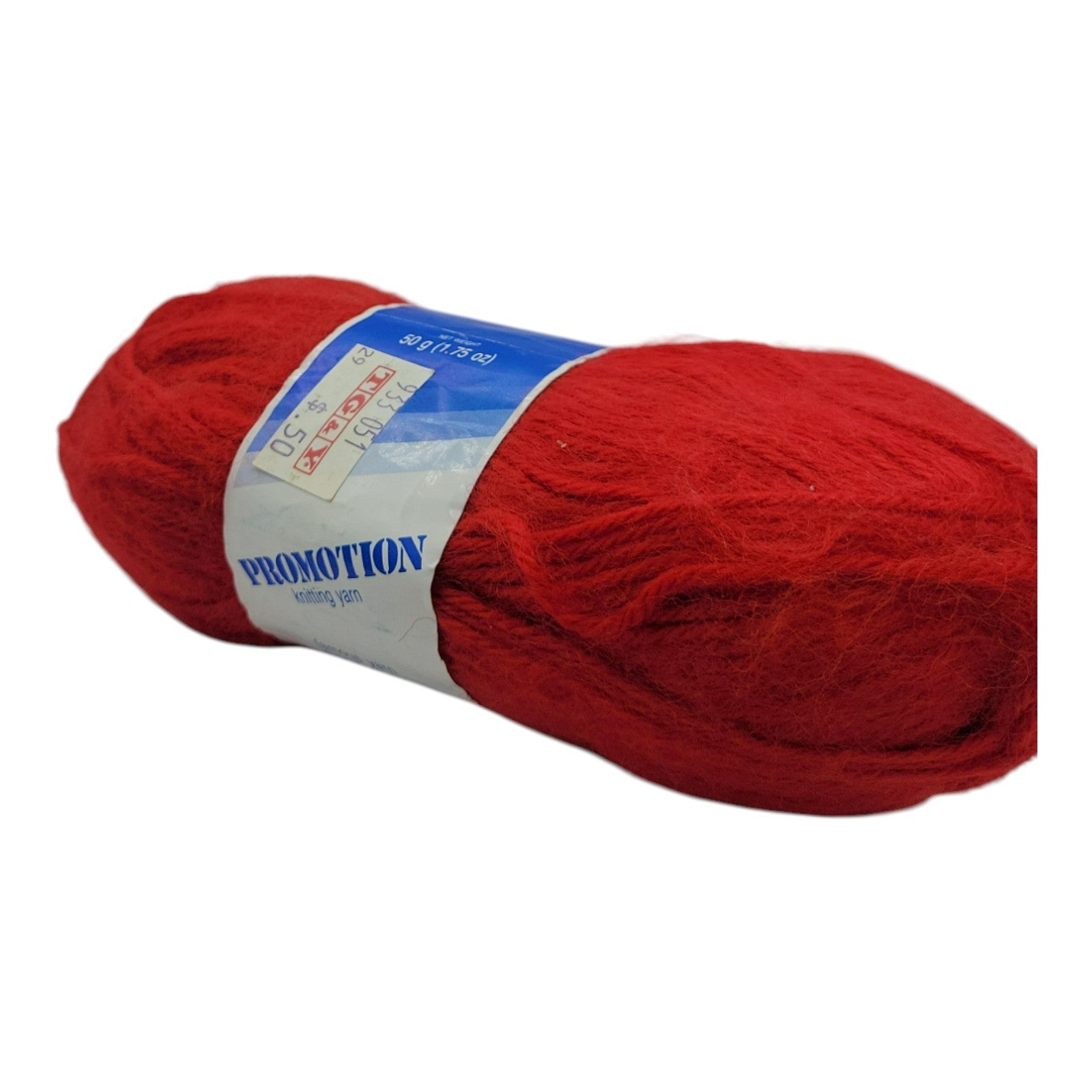 Vintage 1980s TG&Y Promotion Knitting Yarn Bright Red