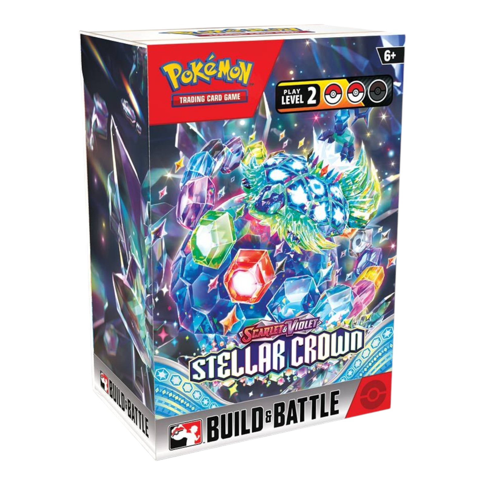 Pokémon TCG Scarlet & Violet 7 Stellar Crown Build & Battle Box Display