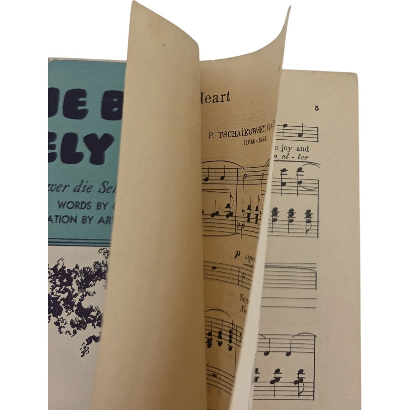 Vintage 1940 None But the Lonely Heart Sheet Music Carl Fischer Publication