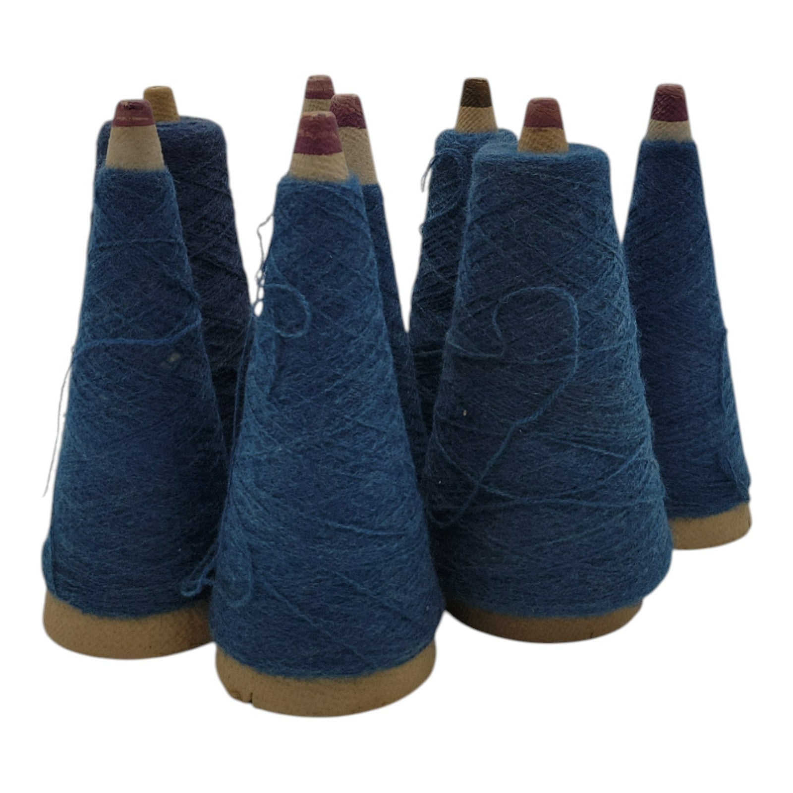 Vintage Templon 2/24 Betony Heather Yarn Cone Lot of 8