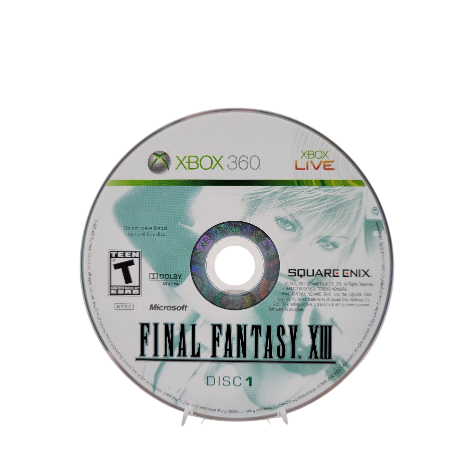 Square Enix Final Fantasy XIII Xbox 360 2010 Complete 3 Disc Set with Manual