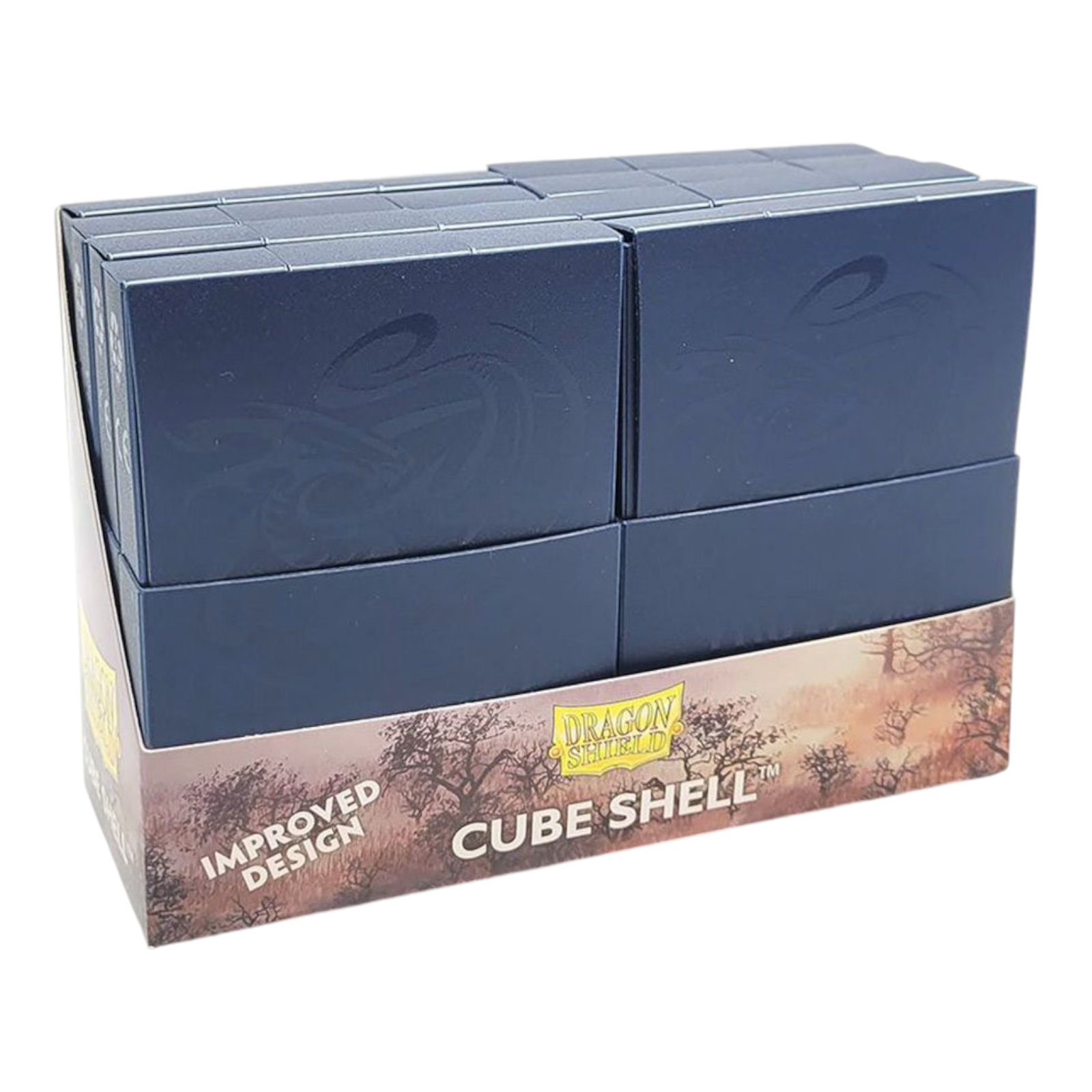 Dragon Shield Deck Box Cube Shell Midnight Blue Compact and Secure Card Holder