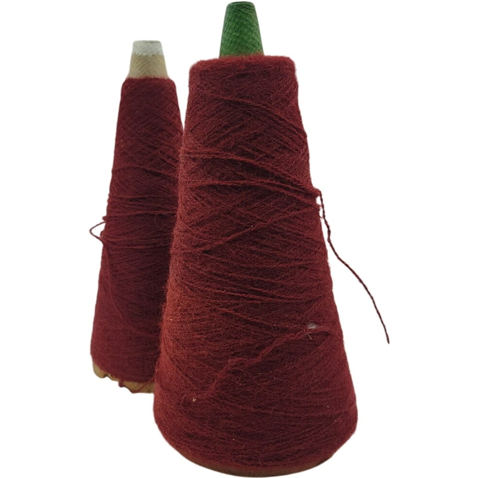 Vintage Sellers Mfg Co. 2/24 Acrylic Cone Yarn Brandy Lot of 2
