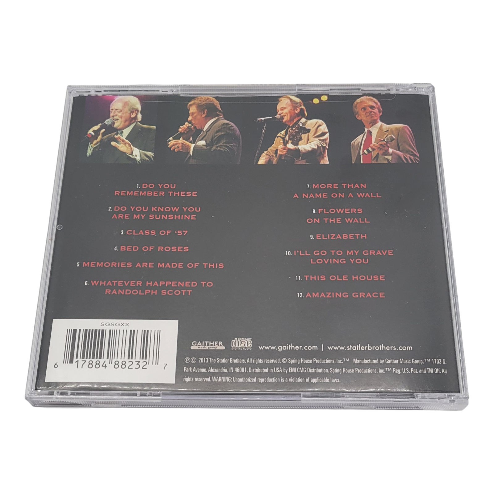 The Statler Brothers 4 CD Bundle - Gospel, Farewell Concert & Best of Collection