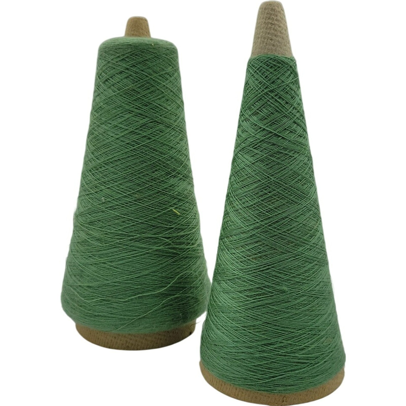Vintage 1977 Marion Dyers 1/28 Acrylic Cone Yarn Pine 64 Lot of 2