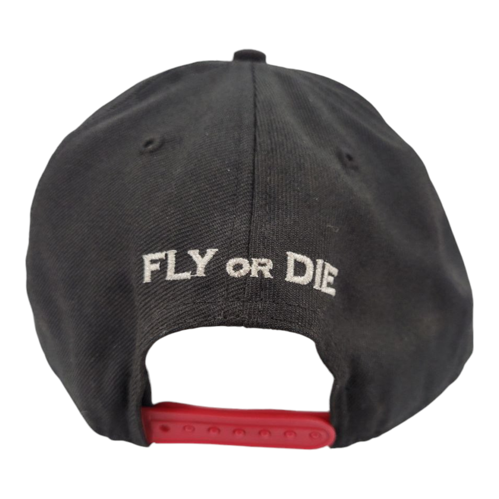 New Era 9FIFTY Fly or Die Snapback Hat Floral Brim Black Multicolor Cap