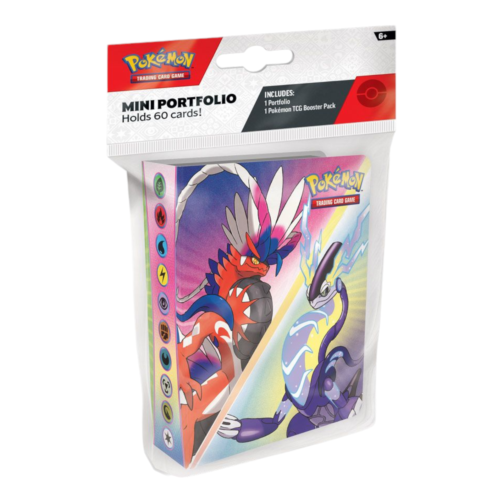 Pokemon Scarlet & Violet Base Set Mini Portfolio Holds 60 Cards + Booster Pack