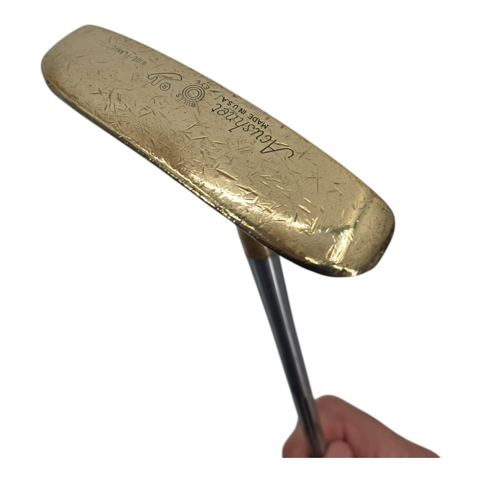 Acushnet Wide Flange Bullseye Putter Golf Club RH 35"