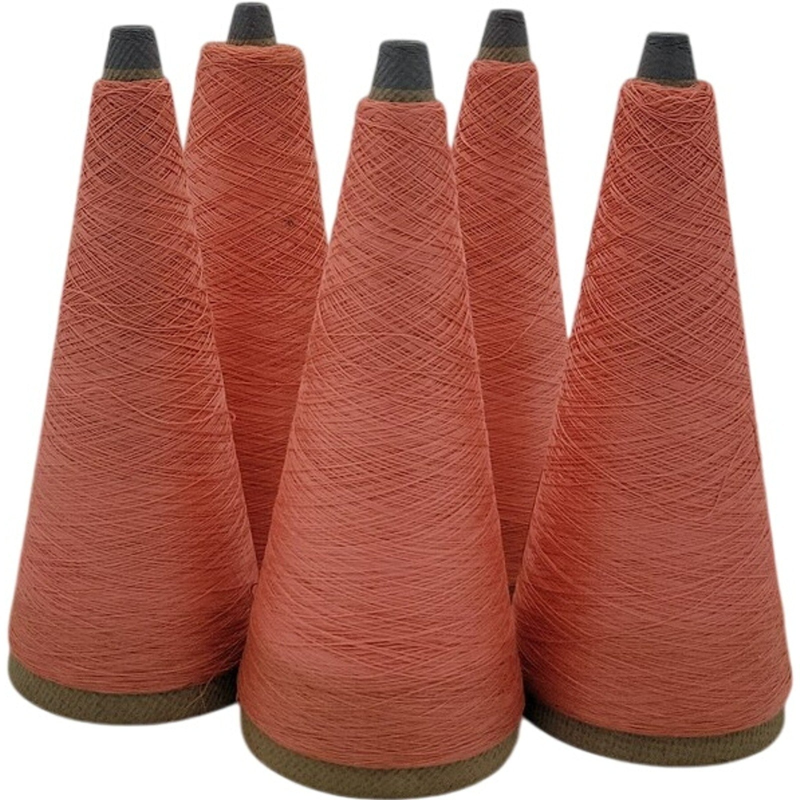 Vintage SCT 40/2 Durefe 139 Peach Cone Yarn 109785 100% Cotton Lot of 5