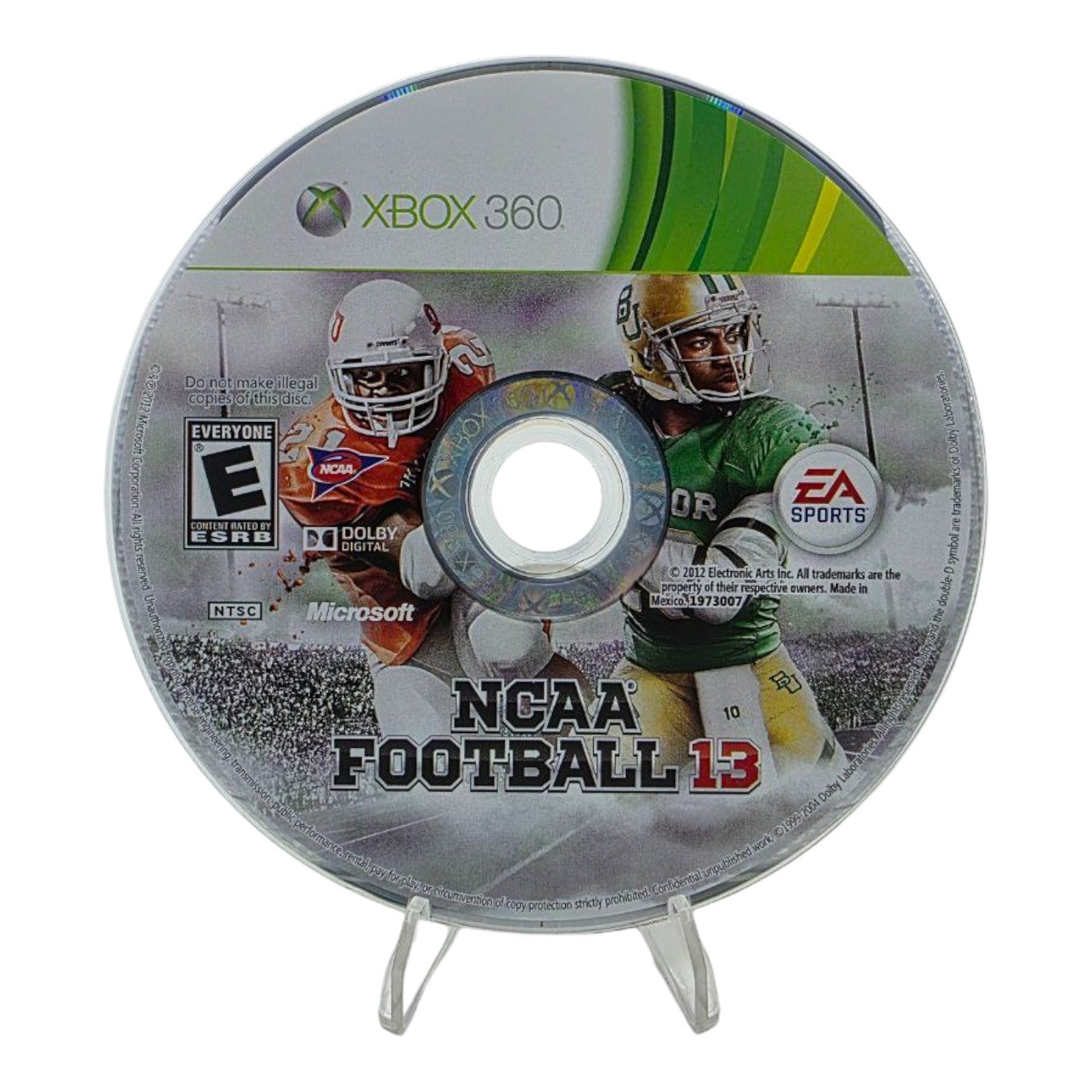 NCAA Football 13 Xbox 360 Game Complete No Manual Tested 2012