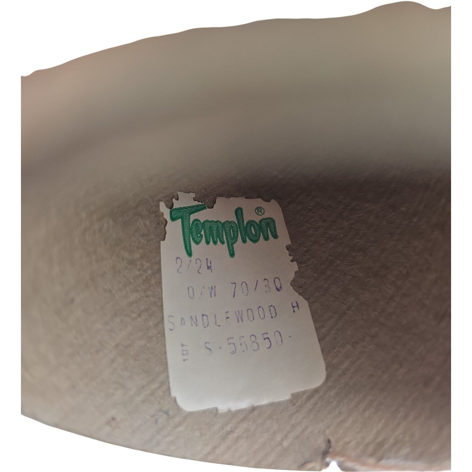 Vintage Templon Sandalwood 2/24 Wool Blend 70/30 Weaving Knitting Cone Yarn