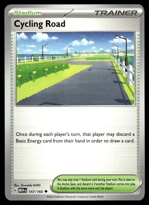 Pokemon 2023 Scarlet & Violet 151 Cycling Road Uncommon #157 Near Mint Card