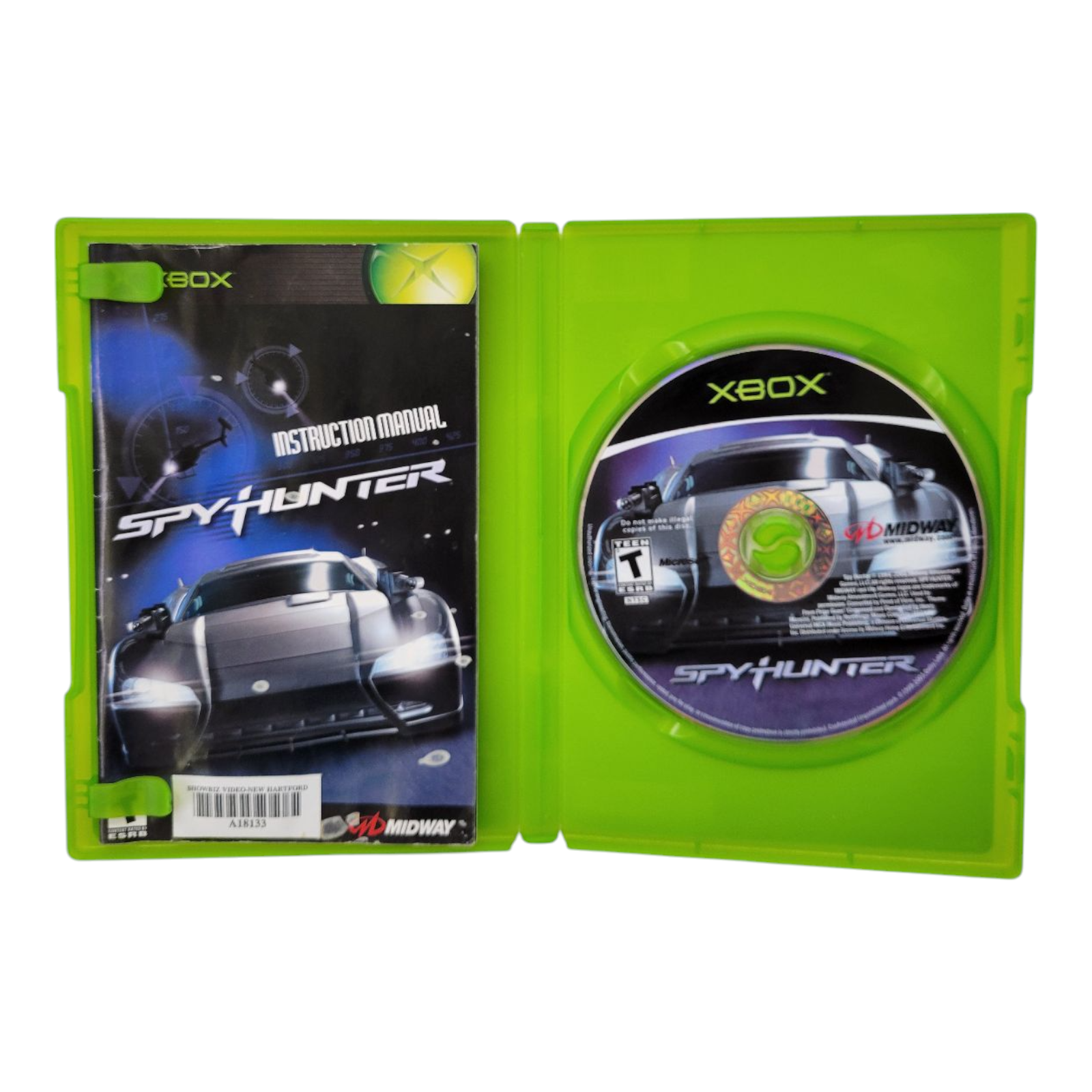 Microsoft Xbox SpyHunter Game 2002 Complete with Manual and Case