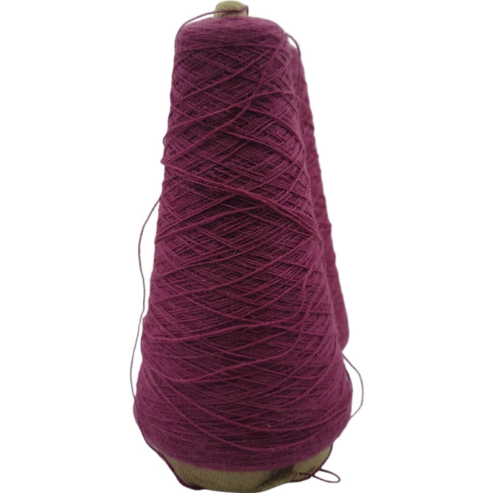 Vintage Pisgah Yarn Weaving Yarn Cone 2/24 Acrylic 61-L Purple 9269 Lot of 2