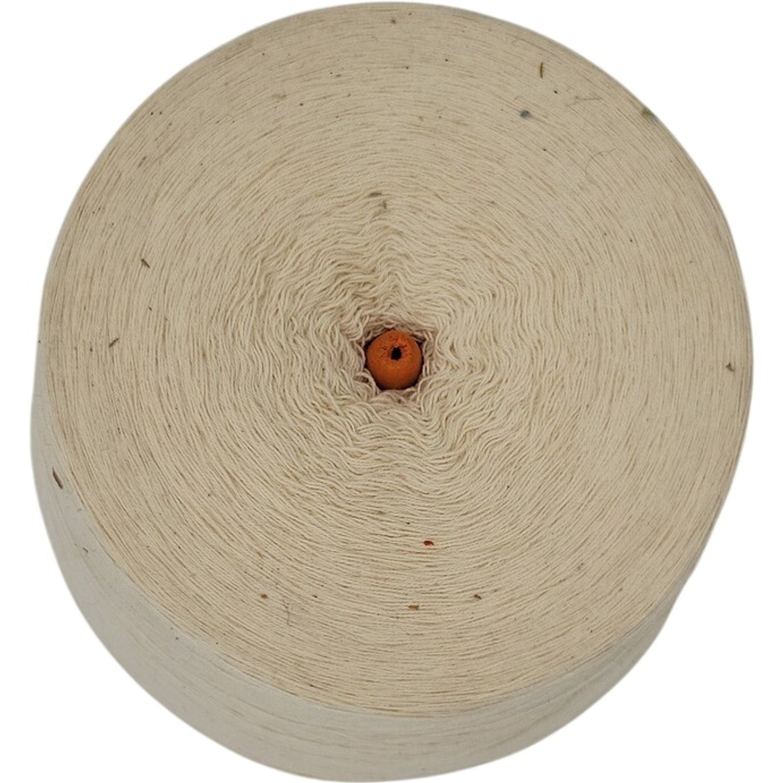 Vintage Tultex Yarns 16/2 14T 8 in Waxed Natural Off-White Weaving Cone Yarn