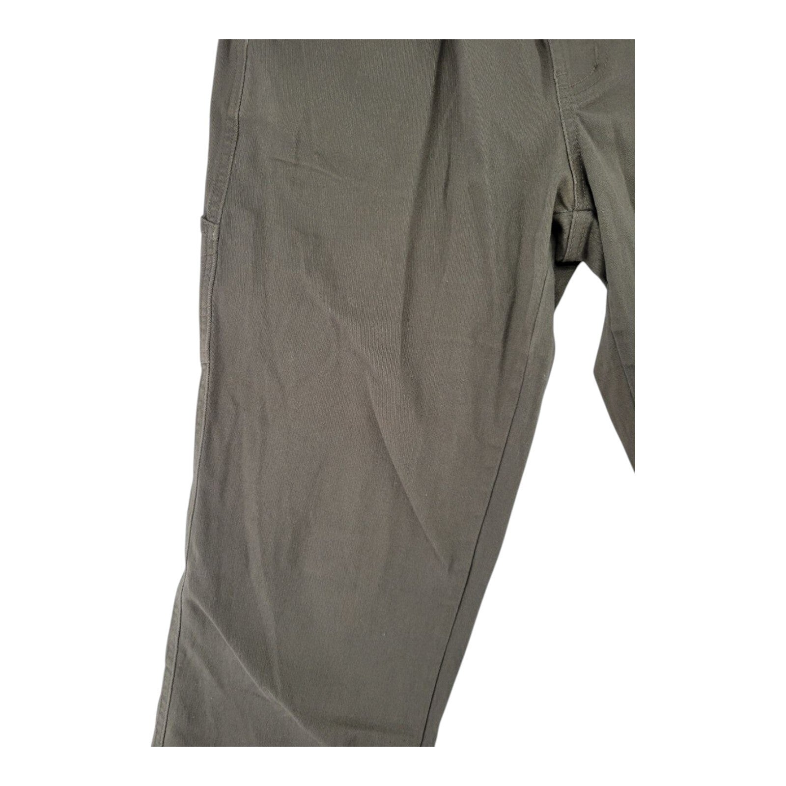 Hot Kiss Maternity Relaxed Fit Knit Waistband Cargo Pants Olive Green Size M
