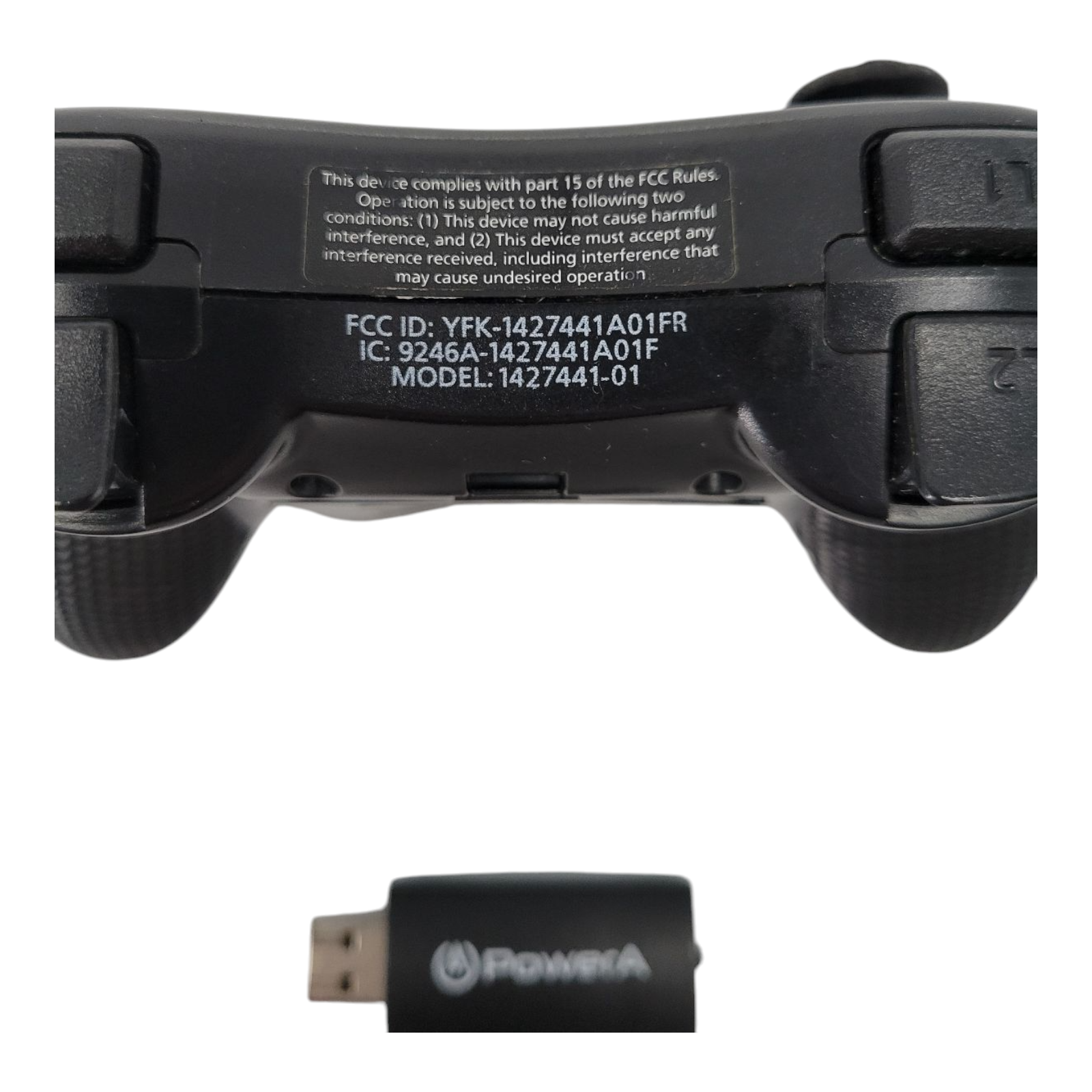 PowerA Wireless Controller for PS3 Model 1427441-01 with USB Dongle Receiver