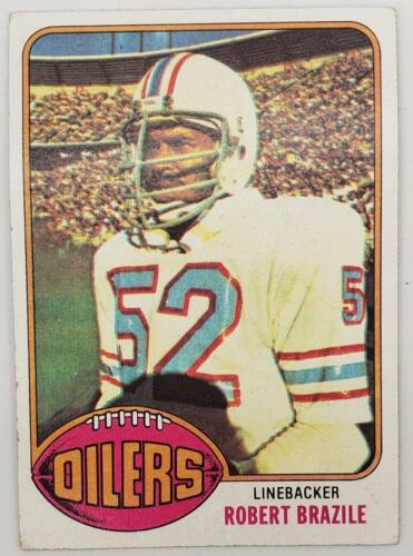 1976 Topps Chewing Gum Football Cards Houston Oilers