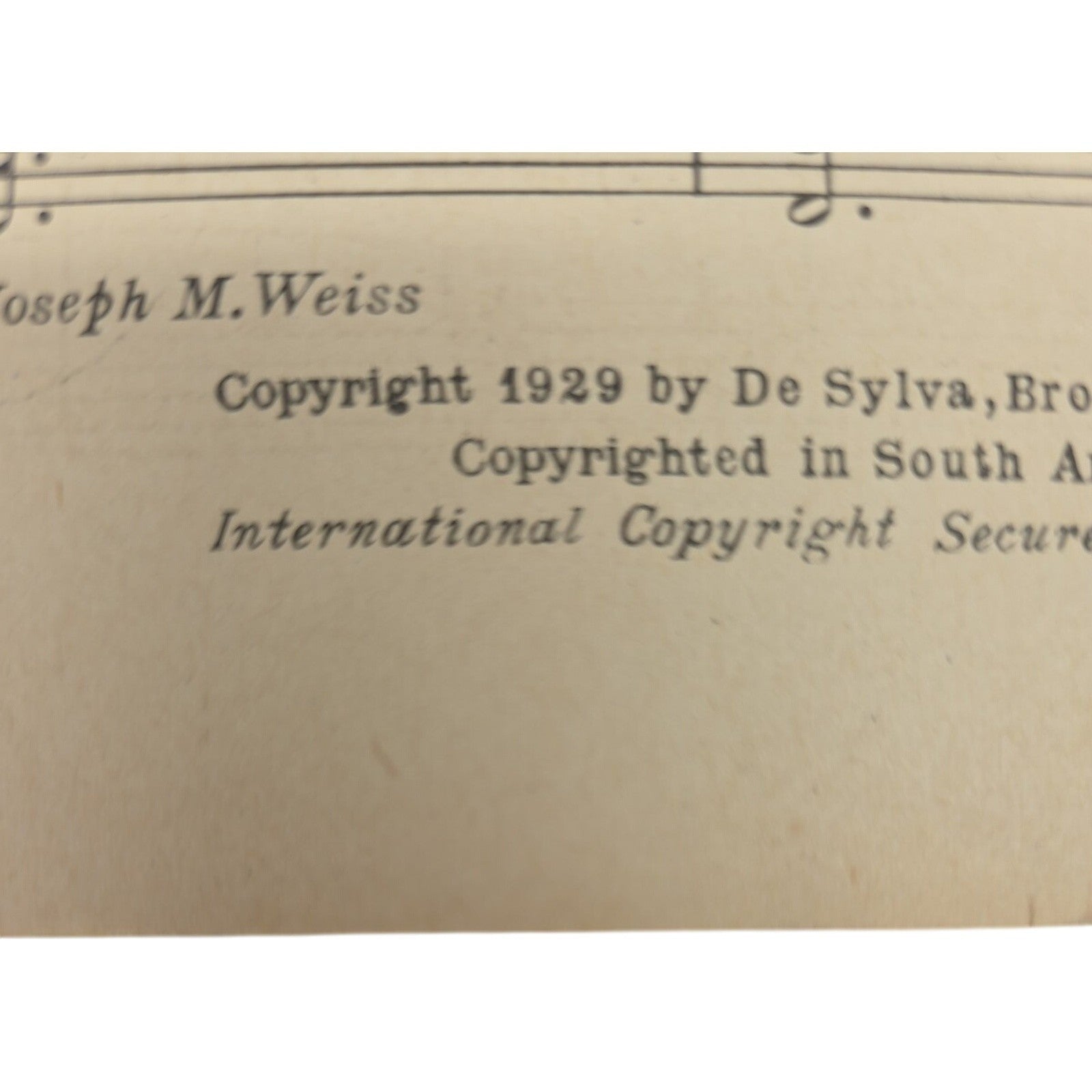 1929 Sheet Music Recollections by Erno Rapee Lew Pollack Vintage Classique