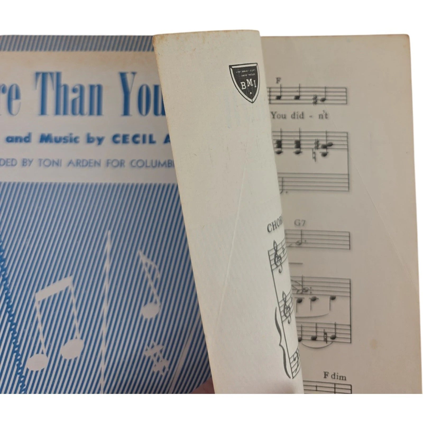 I Forgot More Than You’ll Ever Know 1953 Sheet Music Recorded by Toni Arden