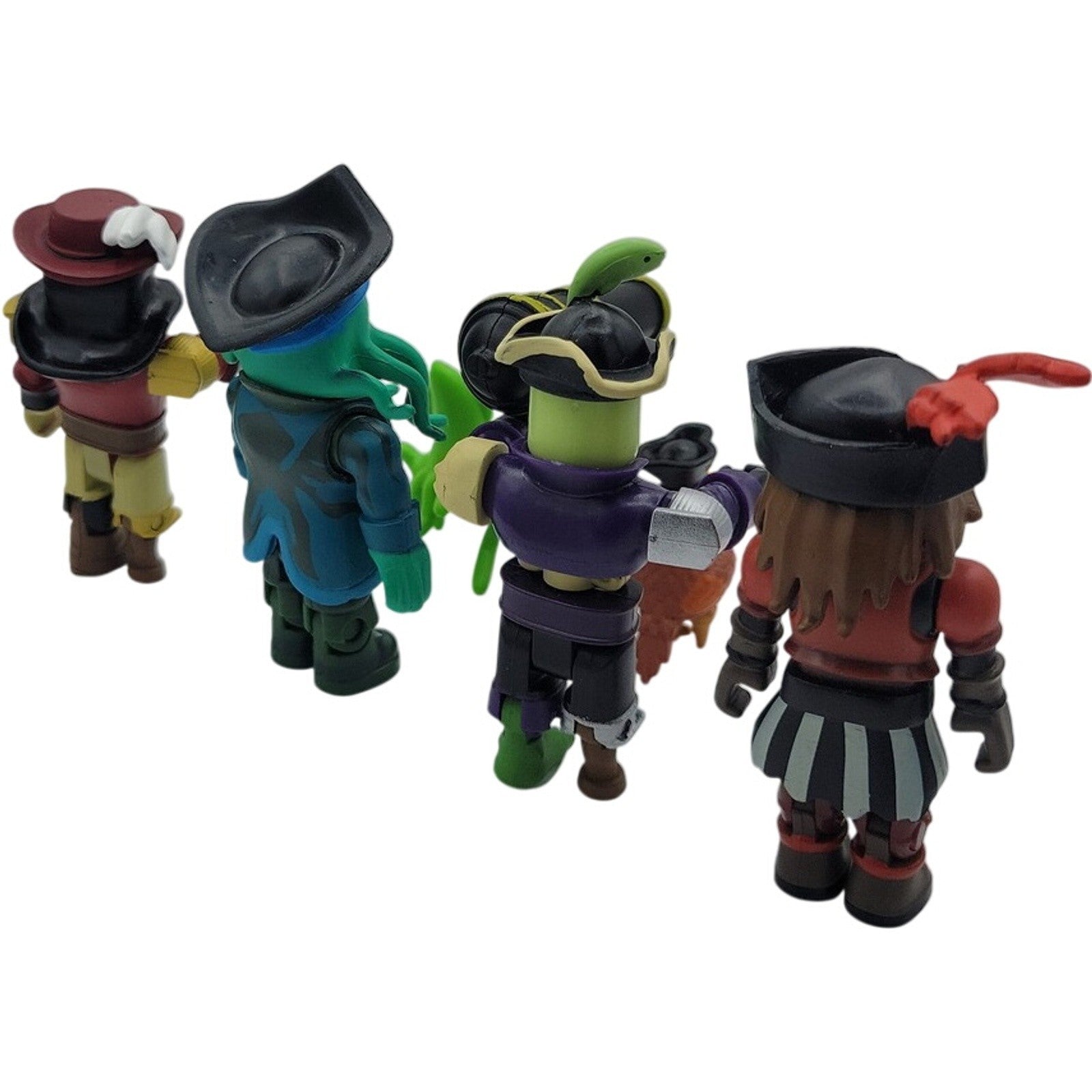 Roblox Action Collection Pirate Showdown 4 Figure Pack Loose with Accessories