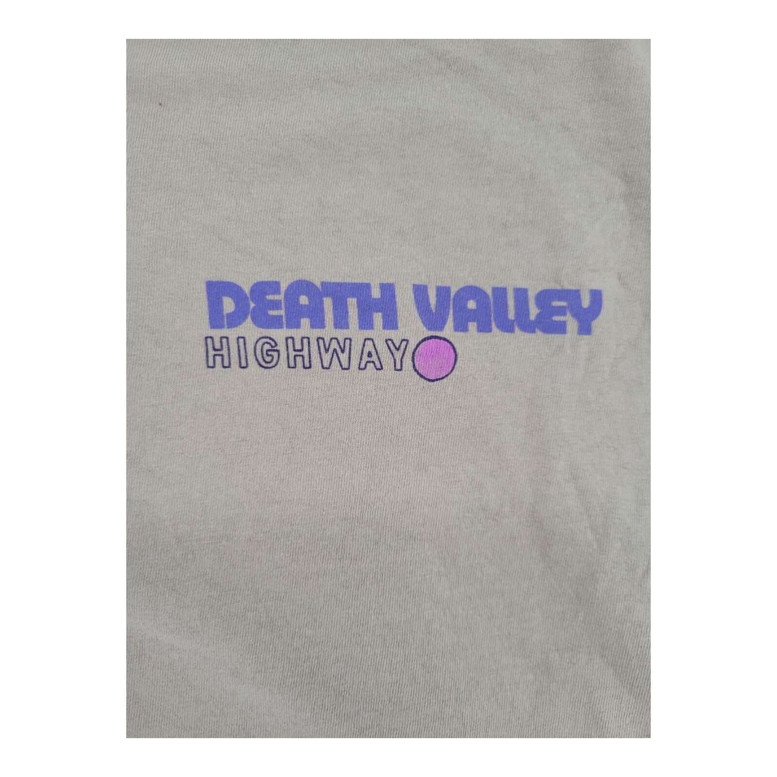 Bowery Supply Co Death Valley Highway Graphic Tan T-Shirt Mens Medium