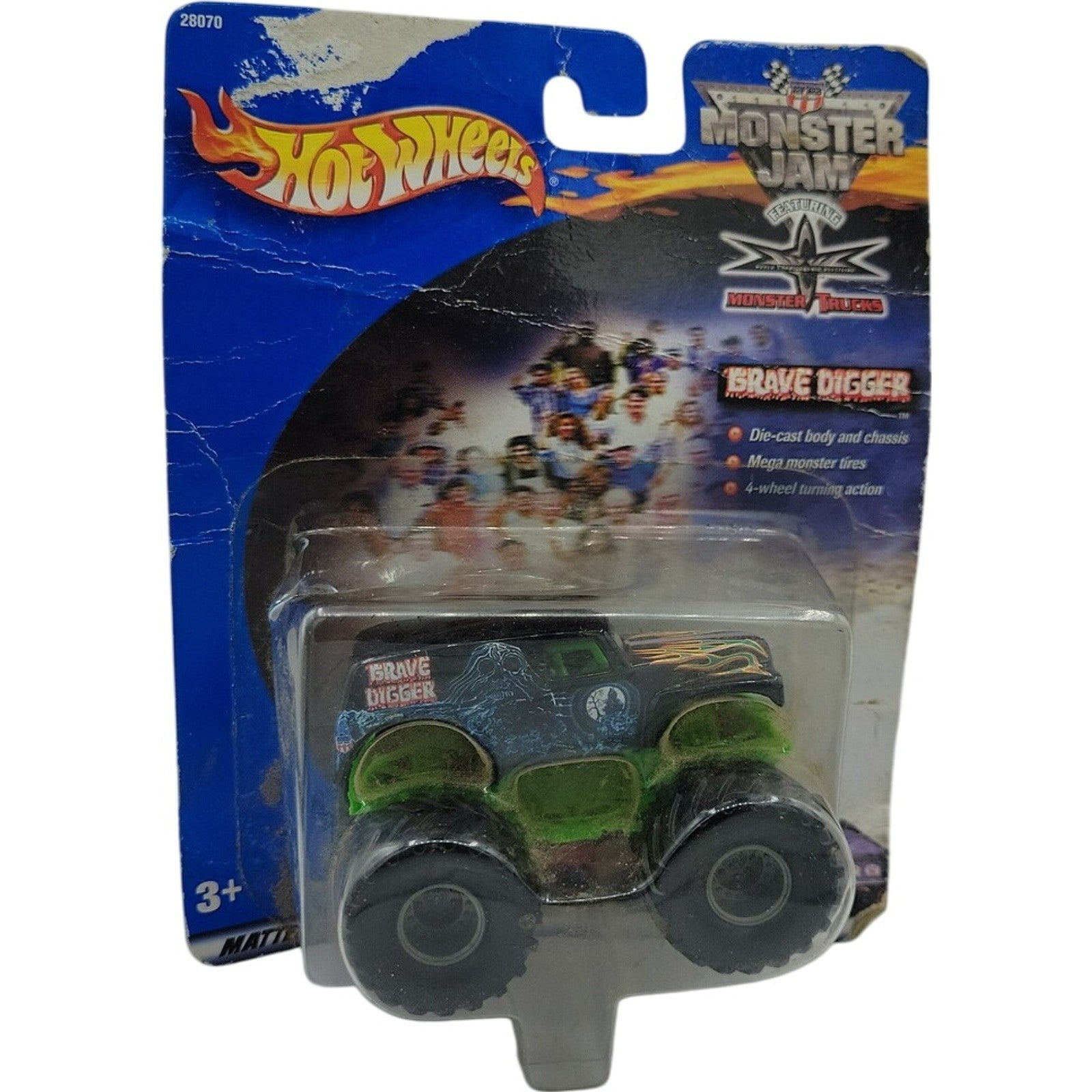 Mattel Grave Digger Monster Jam Truck Hot Wheels 28070