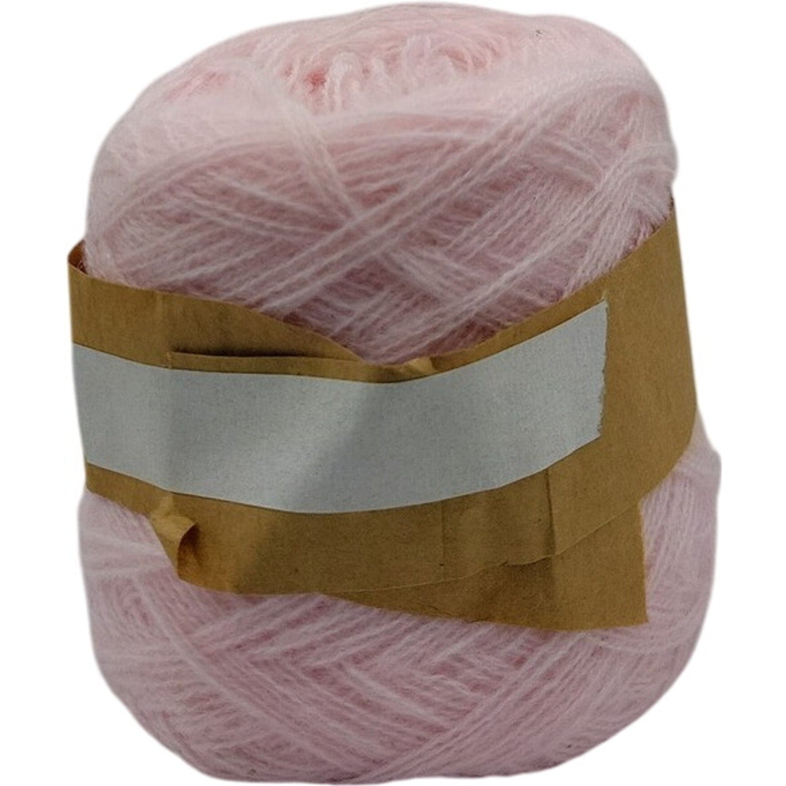 vintage Soft Baby Pink Lace Weight Knitting Crochet Thread Yarn Cake