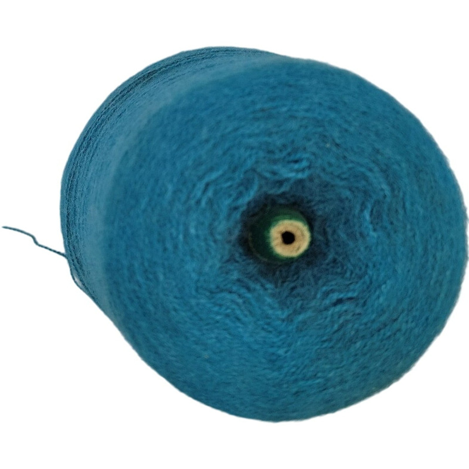 Vintage Templon DK Teal Heather 2/24 Cone Yarn Weaving Knitting S-79117