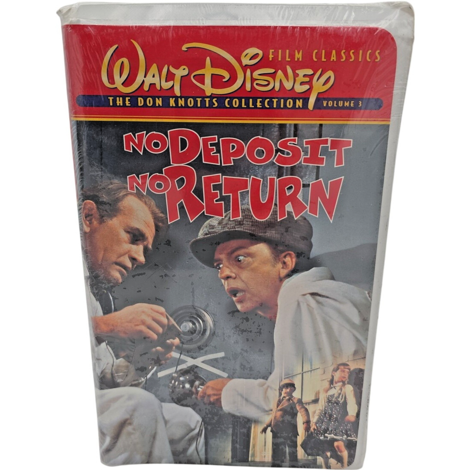 Walt Disney No Deposit No Return VHS 1976 Don Knotts Collection Comedy Niven