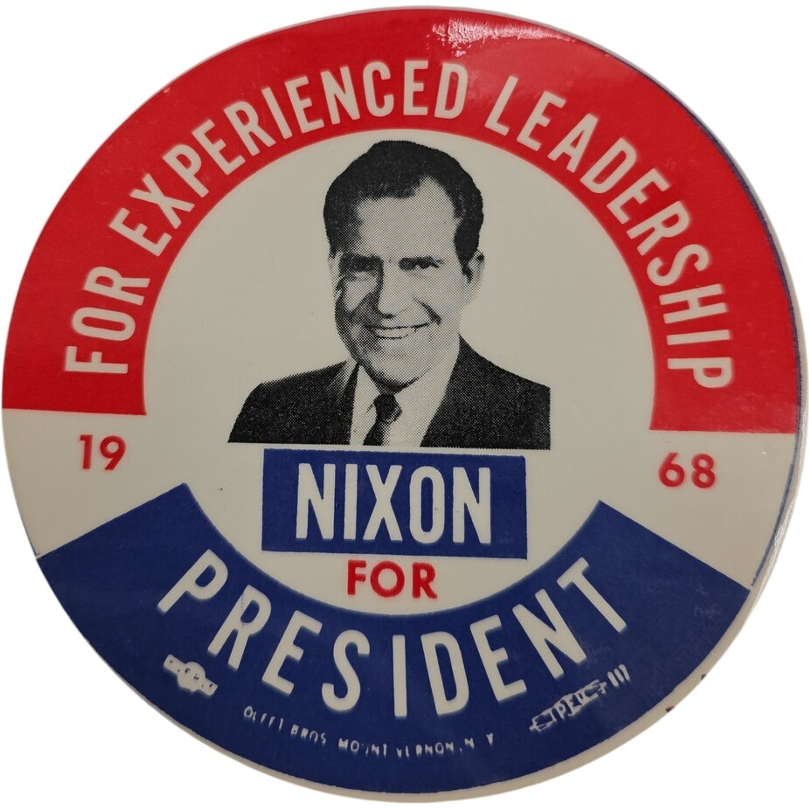 Vintage 1968 Richard Nixon Campaign Sticker Lot of 4