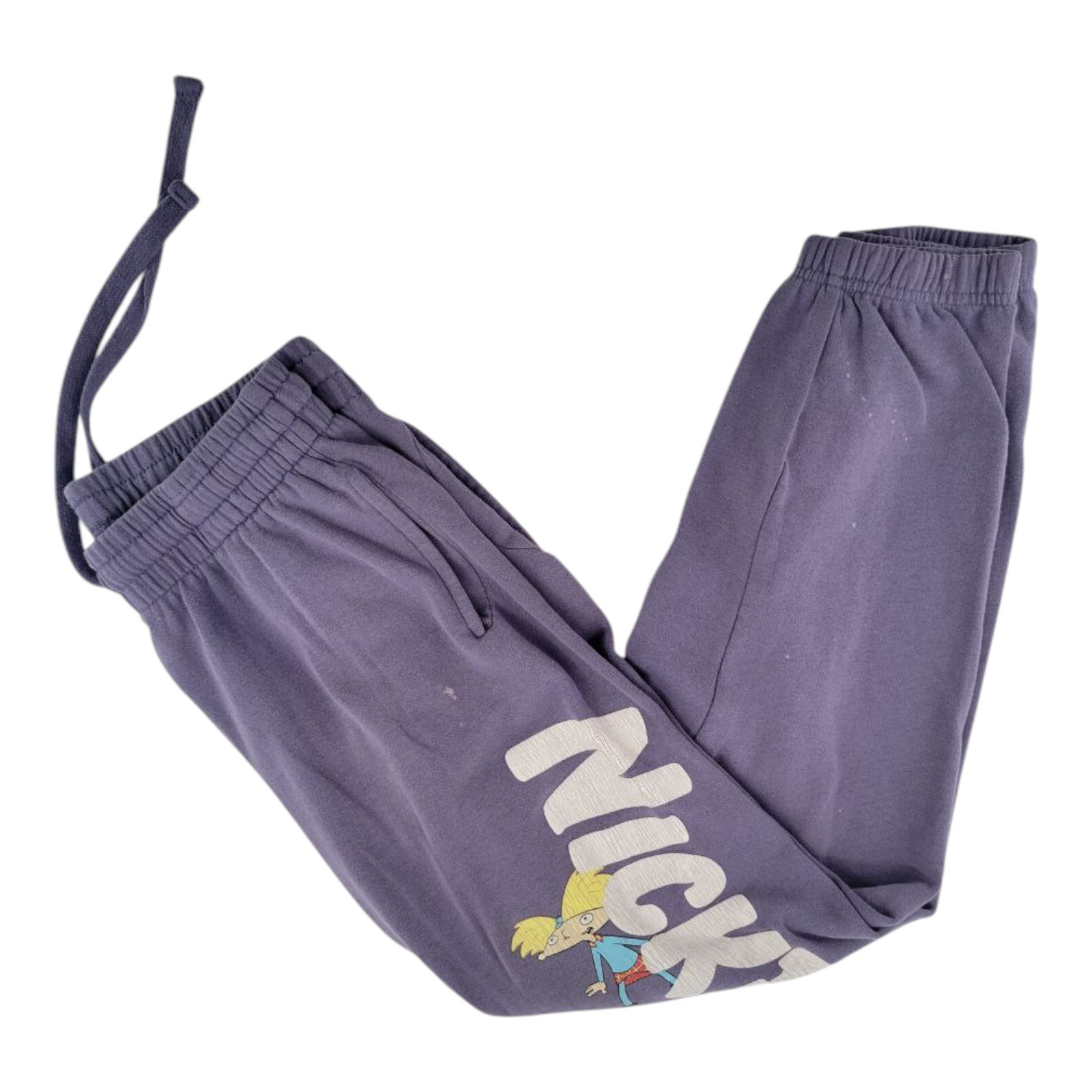Nickelodeon Purple Sweatpants Rugrats Hey Arnold Spongebob Mens Size M