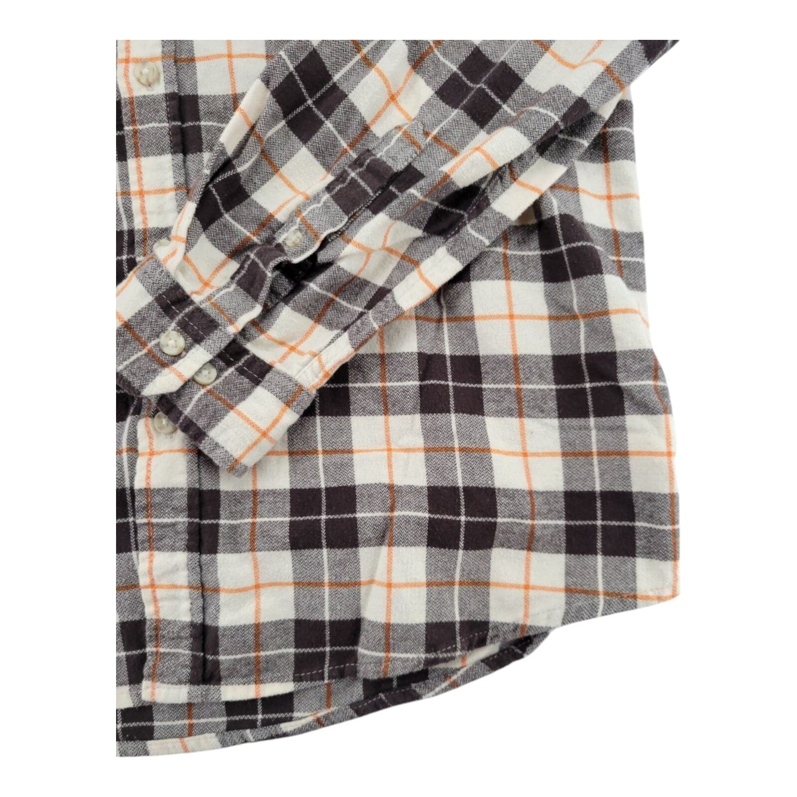 Goodfellow & Co Standard Mens Flannel Button Up Long Sleeves Shirt Size L