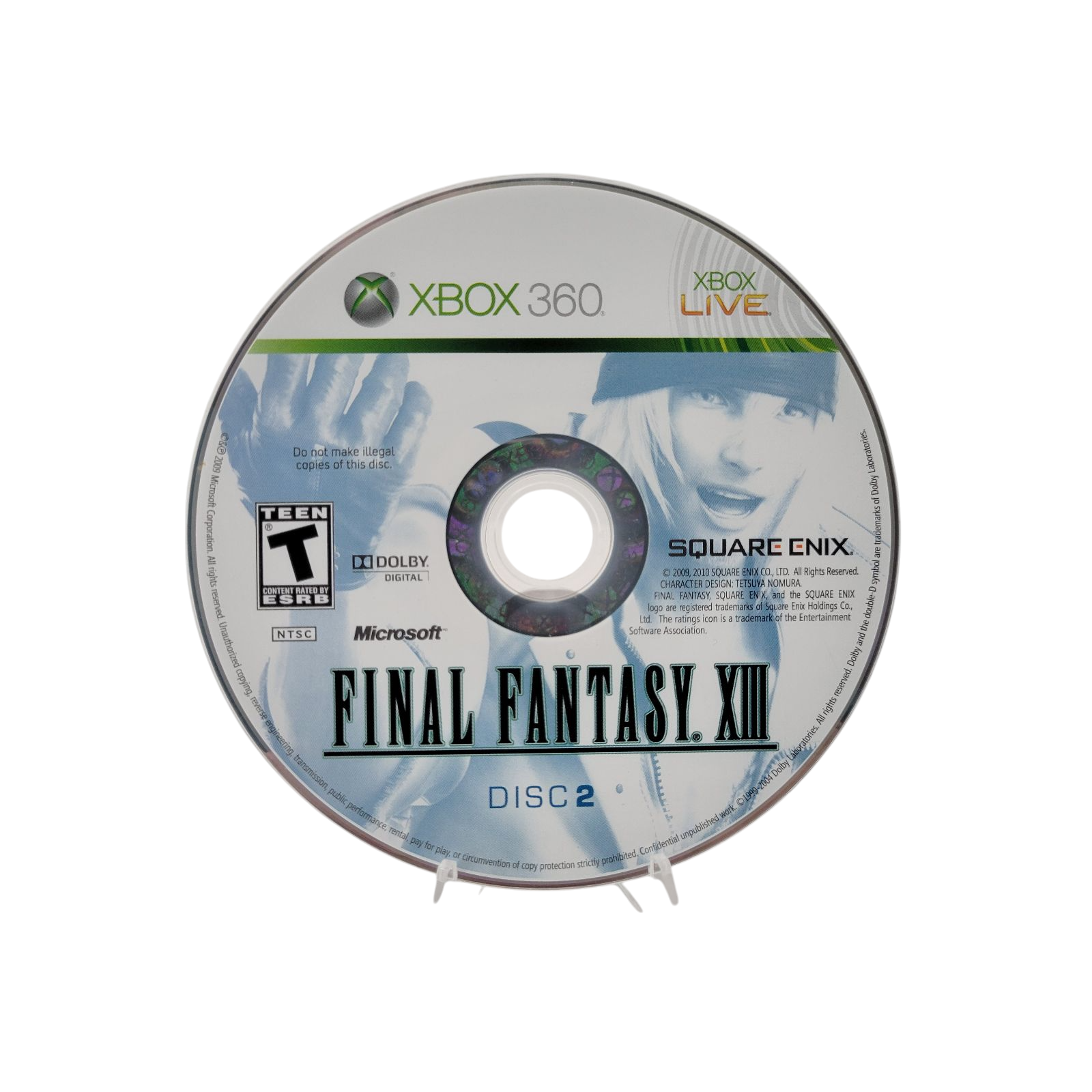 Square Enix Final Fantasy XIII Xbox 360 2010 Complete 3 Disc Set with Manual