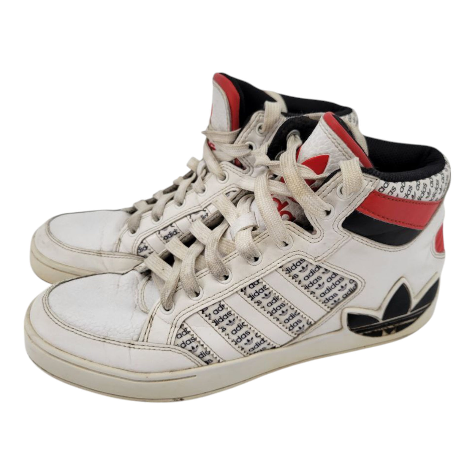 Adidas Hard Court High Transmission Pack White Basketball Shoes Mens Size 7