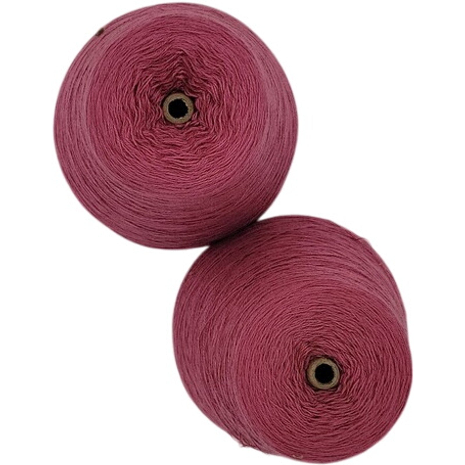 Vintage Pisgah Yarn 2/24 Rose Pink Weaving Knitting Cone Yarn 6105 Lot of 2